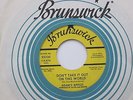 ADAM'S APPLES Don't Take It Out On This World Brunswick Promo Northern Soul 45