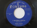 NOLAN STRONG & DIABLOS I Wanna Know / If I Oh I Fortune R&B Doo Wop 45 HEAR