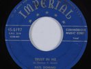 R&B 45 FATS DOMINO Trust In Me IMPERIAL HEAR