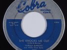 R&B Rocker 45 HAROLD BURRAGE & WILLIE DIXON BAND She Knocks Me Out COBRA HEAR