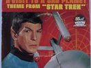 Rock 45 LEONARD NIMOY Theme From Star Trek DOT VG++ PICTURE SLEEVE