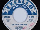 R&B Rocker/Blues 45 JERRY MCCAIN & UPSTARTS Run Uncle John Run EXCELLO HEAR