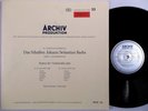 PIERRE FOURNIER Bach Solo Cello Suites 3,4 ARCHIV LP SAPM 198 187 red stereo