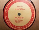SAM-KU-WEST The Rosary/Old Black Joe MONTGOMERY WARD EE- HAWAII STEEL 78RPM HEAR