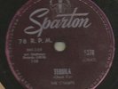 Rockabilly Instrumental 78 Rpm Record The Champs Tequila