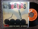 LES BEATLES EP PRESSAGE FRANCAIS POLYDOR 21914 autre pochette avec T. SHERIDAN