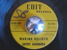 CATHY SAUNDERS rare girl group r&b popcorn Making Believe 45 LISTEN