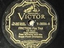 1930's VICTOR 38056 78 Fess Williams and his Royal Flush Orchestra FRICTION V