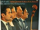 6500 142: Quartetto Italiano - MOZART String Quartet No. 1-4 LP - SEALED KAZDIN