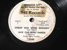 RARE R&B DJ 78 JACK (the bear) PARKER EMMET DAVIS Cheap Old Wine Whiskey 7-11