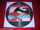 Metallica - Kill Em All, MFN 7P Picture Vinyl LP 1986, Picture Disc