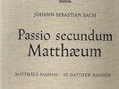 Rare early Bach Matthew Passion - Karl Richter - Archiv SAPM 198009-12 / 4LPs