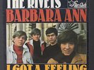 RIVETS: Barbara Ann / I Got A Feeling 45 (Germany, PS) Rock & Pop