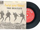 9214 THE BEATLES - TWIST AND SHOUT - RARE NORWAY 45/PS RAREST COVER