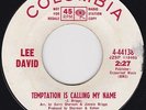 Northern Soul - Lee David - Temptation is calling my name - original US Columbia