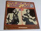 CLIFFORD JORDAN Plays Leadbelly  ATLANTIC 1444 Orig 1965 MONO LP SHRINK