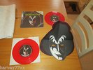 GENE SIMMONS ( KISS )  - RADIOACTIVE  RED' VINYL IN PIC COVER WITH MASK