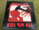 RARE  Metallica Kill Em All LP Original 1983 Megaforce Records MINT Shrink