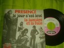 45 t original PRESENCE/DANIEL BALAVOINE/ le jour s est leve/vogue 45 1824