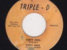 BUDDY KNOX 45 RPM on TRIPLE-D RECORDS