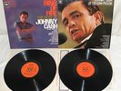 2 X JOHNNY CASH LP Vinyl Record ALBUMS The Best Of RING OF FIRE At Folsom Prison