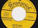THE CRICKETS 45  RPM on BRUNSWICK  RECORDS (PROMO)