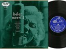 HELEN MERRILL, Self titled, EMARCY MG-36006 Drummer Label  BLUE BACK BB MF1/MF2