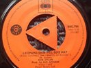BOB DYLAN Leopard-Skin Pill-Box Hat  7/45 *South Africa* 1967 rare EX condition