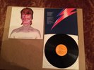 DAVID BOWIE-ALADDIN SANE LP ORIG 73 UK 1st PRESS  3T 3T MATRIX LYRIC INNER N/M