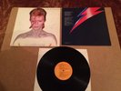 DAVID BOWIE-ALADDIN SANE LP UK  ORIG 73  1st PRESS  3T 3T MATRIX LYRIC INNER EX