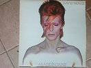 David Bowie 1973 Aladdin Sane Vinyl Record with song sheet