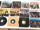 Beatles & Rolling Stones Vintage Collection of 45 RPM Records & Picture Sleeves