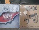 2 X ACDC LPS --FOR THOSE ABOUT TO ROCK / THERAZOR'S EDGE (plus 3 singles )