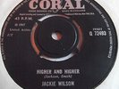 JACKIE WILSON   HIGHER AND HIGHER ** 1967 CORAL 45 MINT-