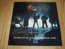 THE DAMNED/THE PHANTOM CHORDS - Johnny Remember Me UK 1990 autographed sleeve