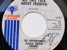 THE OPPORTUNITY PLEASE KNOCK CHORUS-ALL THIS TALK ABOUT FREEDOM /I'LL BE BACK-NO
