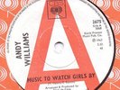 Andy Williams Music to watch girls by CBS 2675 EX DEMO