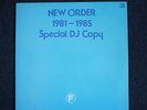 New Order « 1981-1985 Special DJ Copy » Japan-only Promo-only LP