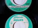 JOHNNY HALLYDAY. IL FAUT SAISIR SA CHANCE/ DOUCE VIOLENCE.RARE SP FRENCH.PHILIPS