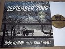 DICK HYMAN plays the music of Kurt Weill SEPTEMBER SONG - Proscenium PR 1