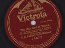 E.H. Sothern, Julia Marlowe on 78 rpm Victor 74673: Merchant of Venice scenes