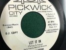 The Tran-Sisters 1965 RAW SOUL 45 Let It In on Pickwick City Promo HEAR IT