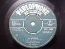 THE BEATLES GEP 8891 PARLOPHONE LIGHT GREEN RARE SINGLE INDIA INDIAN VG