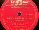 ROCK & ROLL 78 rpm RECORD Columbia BILL HALEY AND HIS COMETS Spain Release RARE