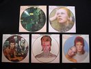 DAVID BOWIE VERY RARE UK ORIGINAL COMPLETE 1984 BIOPIC 5x PICTURE DISC LP SET