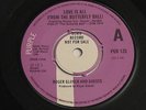 ROGER GLOVER & GUESTS love is all 1975 UK LATER PUR 125 DEMO SMALL 'A' EX-
