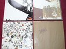 LED ZEPPELIN 4 X VINYL ALBUMS  1, 11, 111,  IN THROUGH THE OUT DOOR