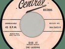 LADDINS Did It / Now You're Gone 45rpm Central 1957 pink label original