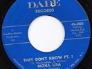 Northern Soul 45 MONA LISA They Don't Know Dade HEAR