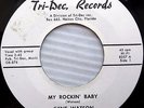 GENE WATSON & the ROCKETS my rockin baby b/w Drummer boy rock ROCKABILLY 45 m62